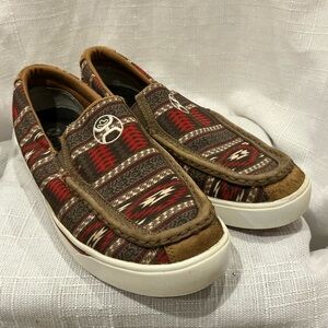 Twisted X Men’s Hooey Loper Nomad Aztec Slip On Shoes Size 10.5M MHYC023 Western